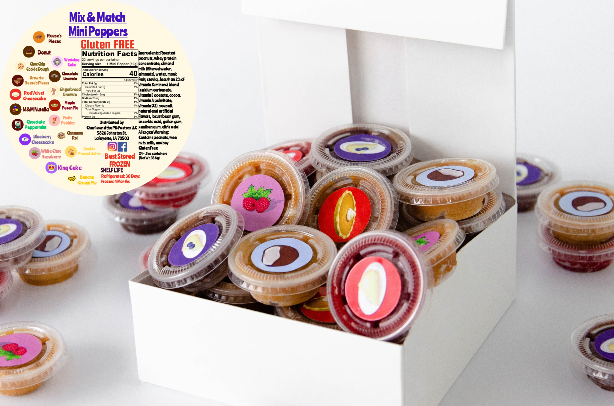 *GF* Mini Popper  Mix & Match Pack (48/72/96 Minis)