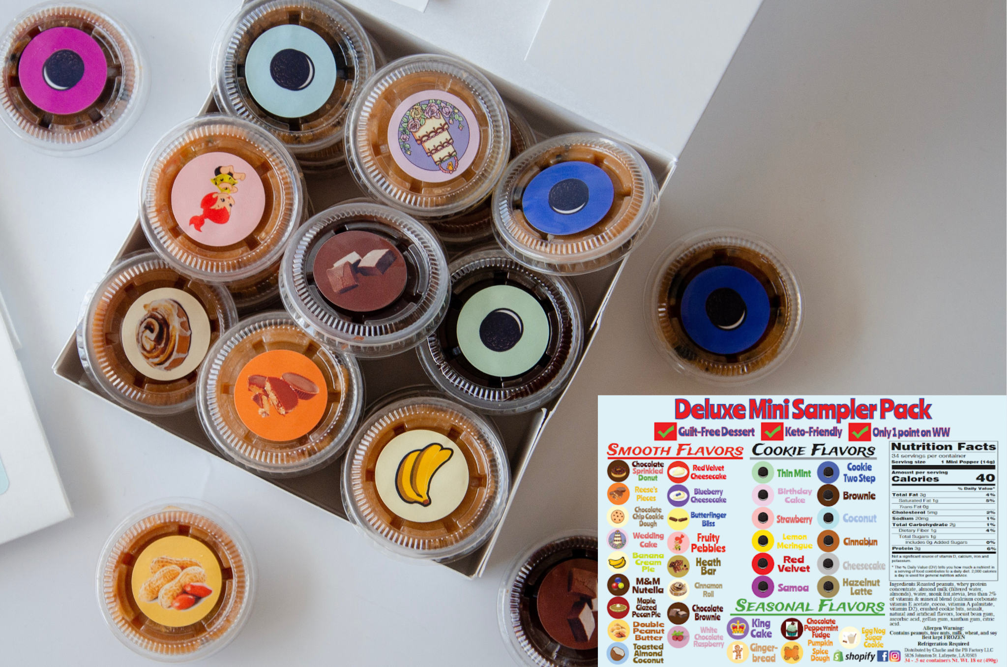 *Mini** Popper DELUXE Sampler Pack (34 Flavors)