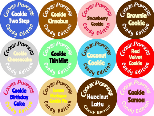 Sampler Cookie Pack (12 - 2 oz. Poppers)