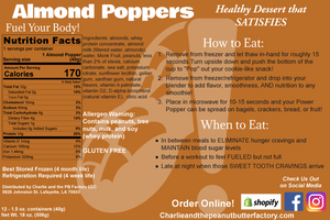 Sampler Almond Pack (12 - 2 oz. Poppers)