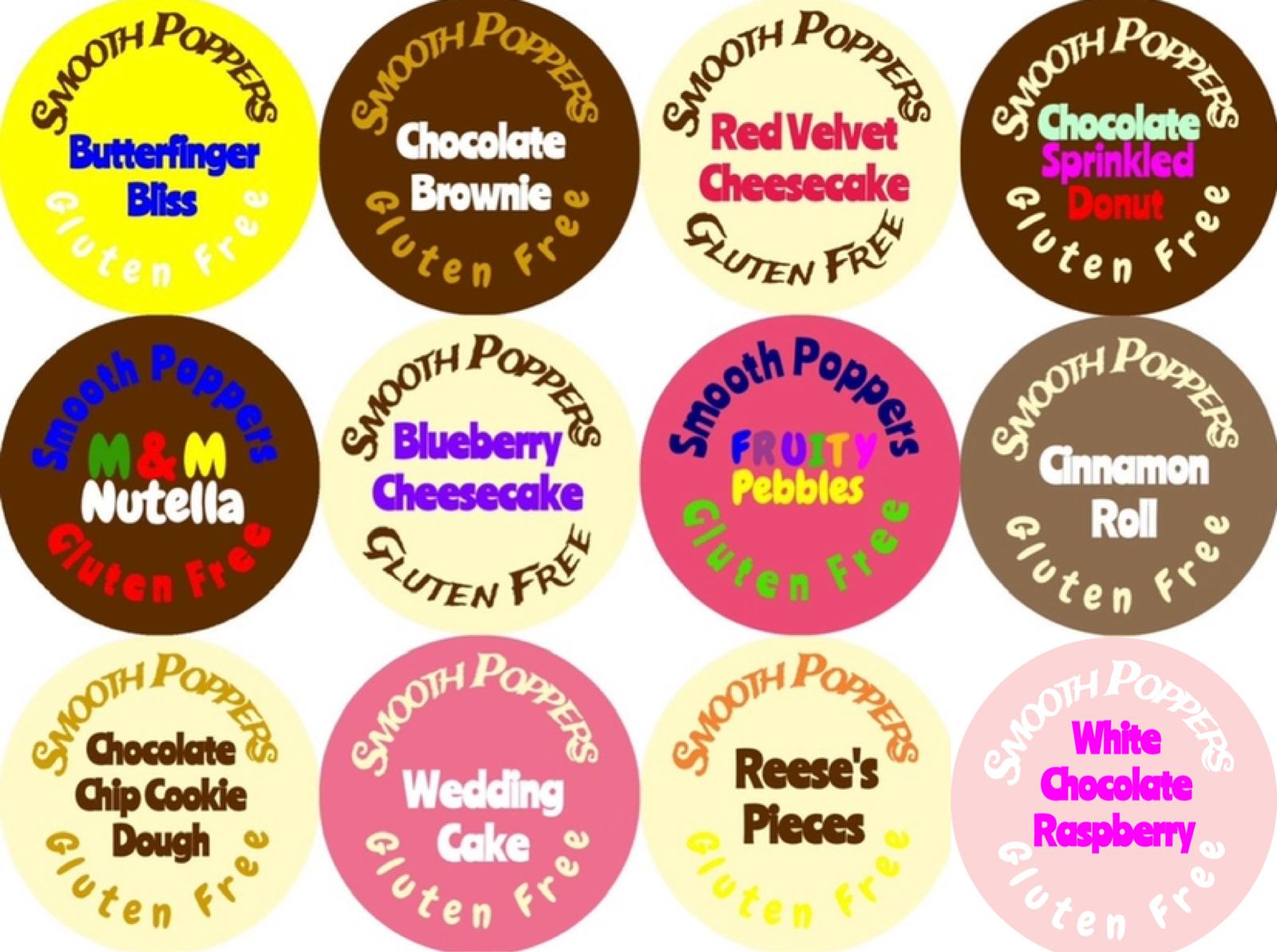 Sampler Smooth Pack (12 - 2 oz. Poppers)